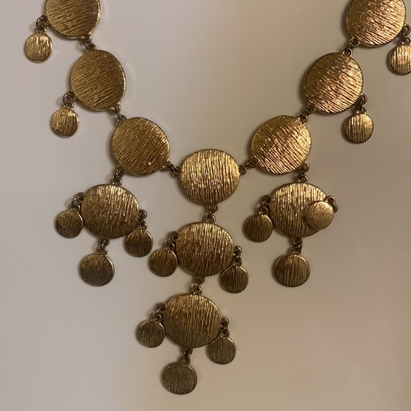 J.Crew Gold Statement Necklace - Picture 2 of 3